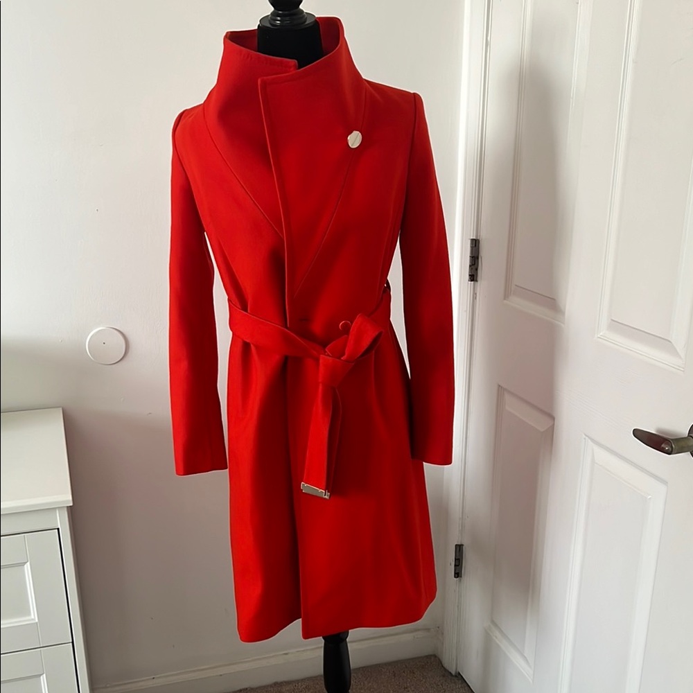 Ted Baker Red Coat size -1
